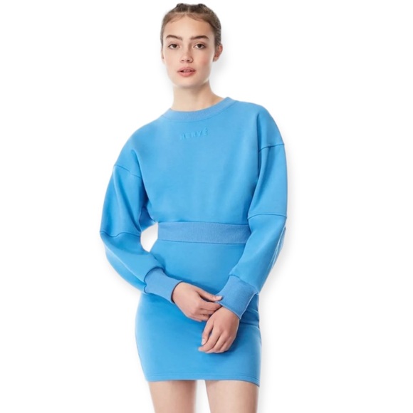 Herve Leger Mini Sweatshirt Dress - Picture 13 of 14